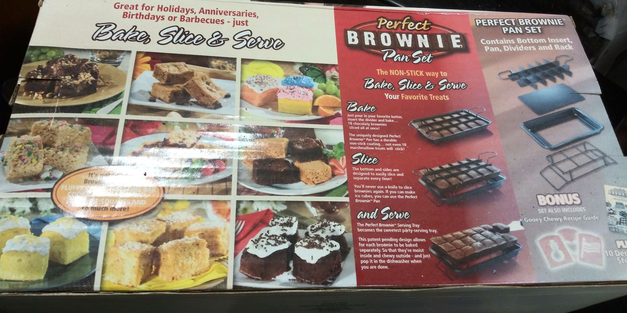 Perfect brownie pan set