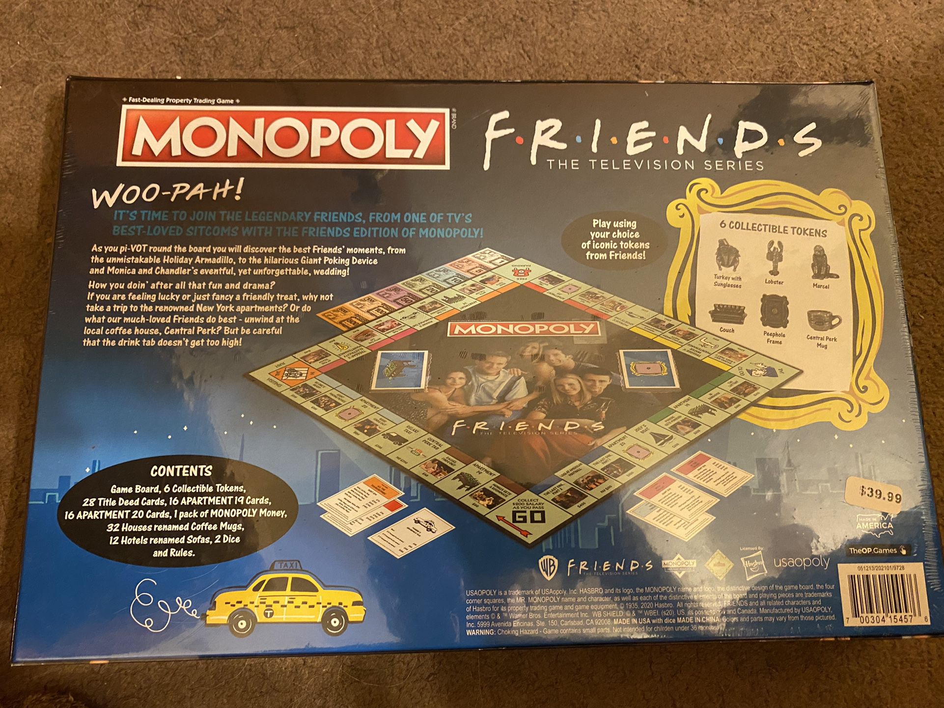 Friends-themed Monopoly