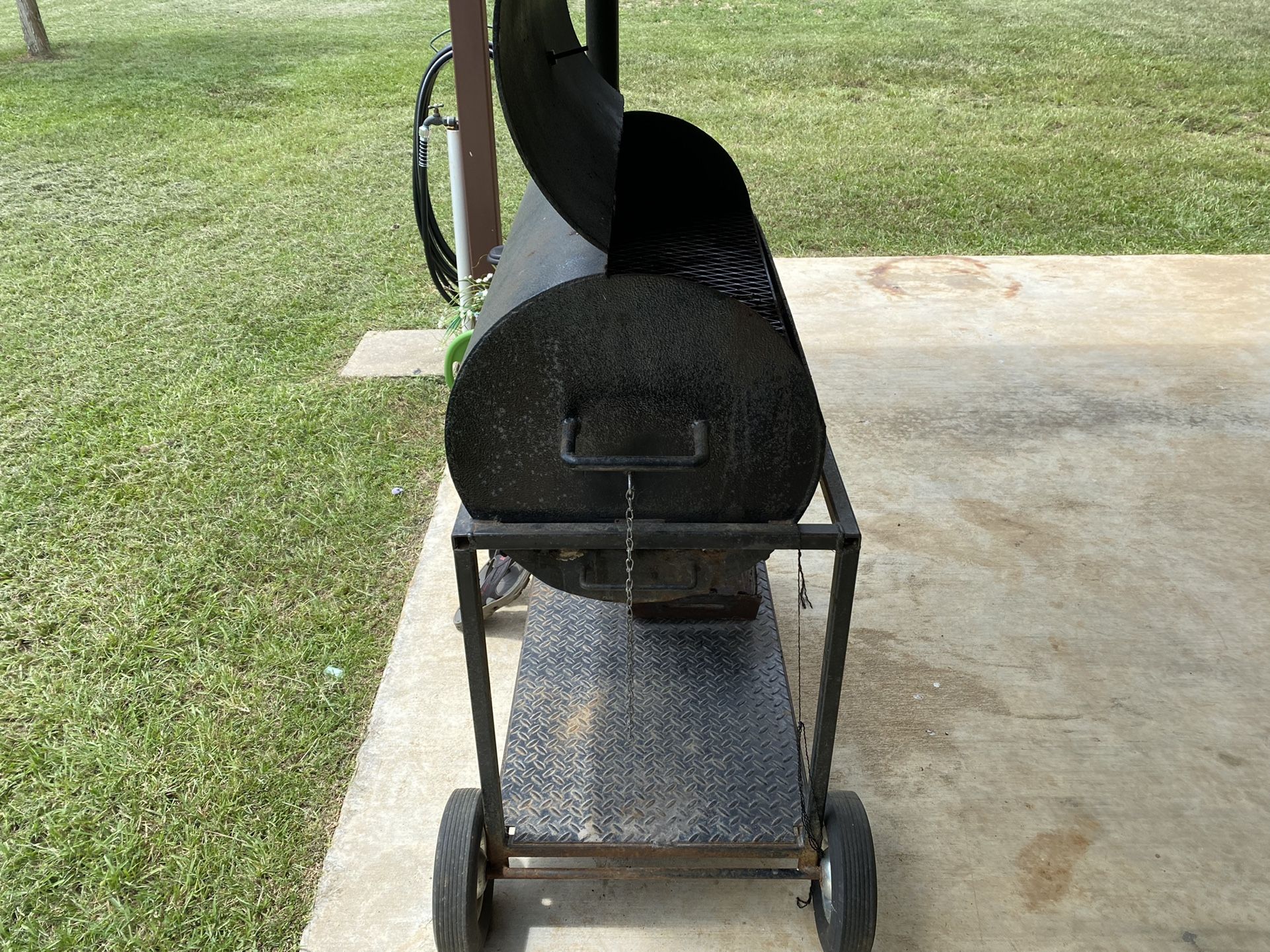 Homemade BBQ Pit