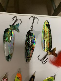 Metal Fishing Lures maps panther martin blue fox bucktail Johnson silver minnow Sand live forage Thumbnail