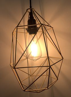 Hanging lamp, modern lamp, retro lamp with bulb Thumbnail