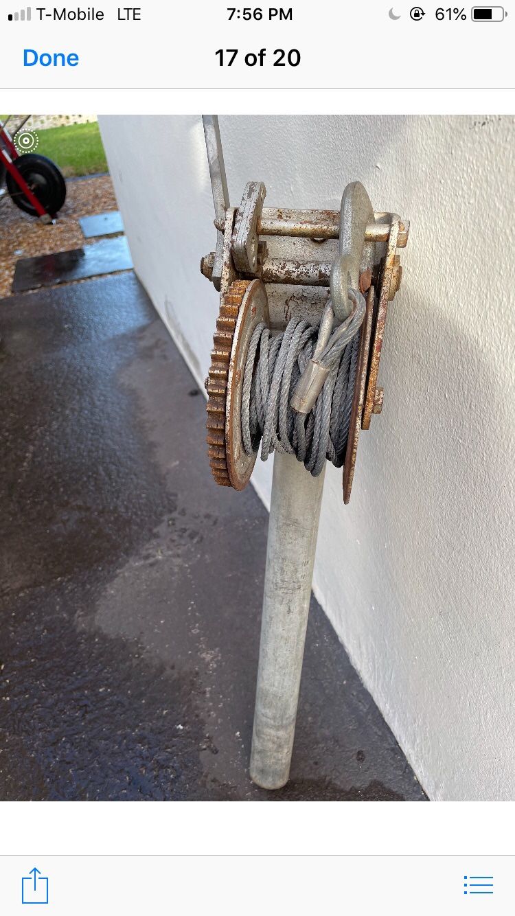 2— Boat Wench’s ,1) No Cable