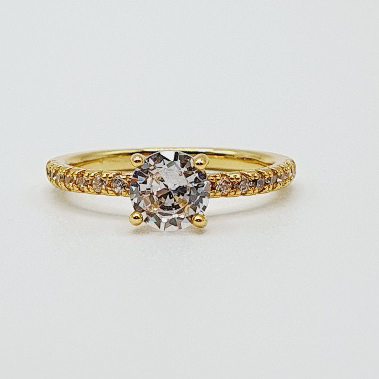 "Dainty Refine Crystal Pure Round Beautiful Ring for Women, K880
 
  