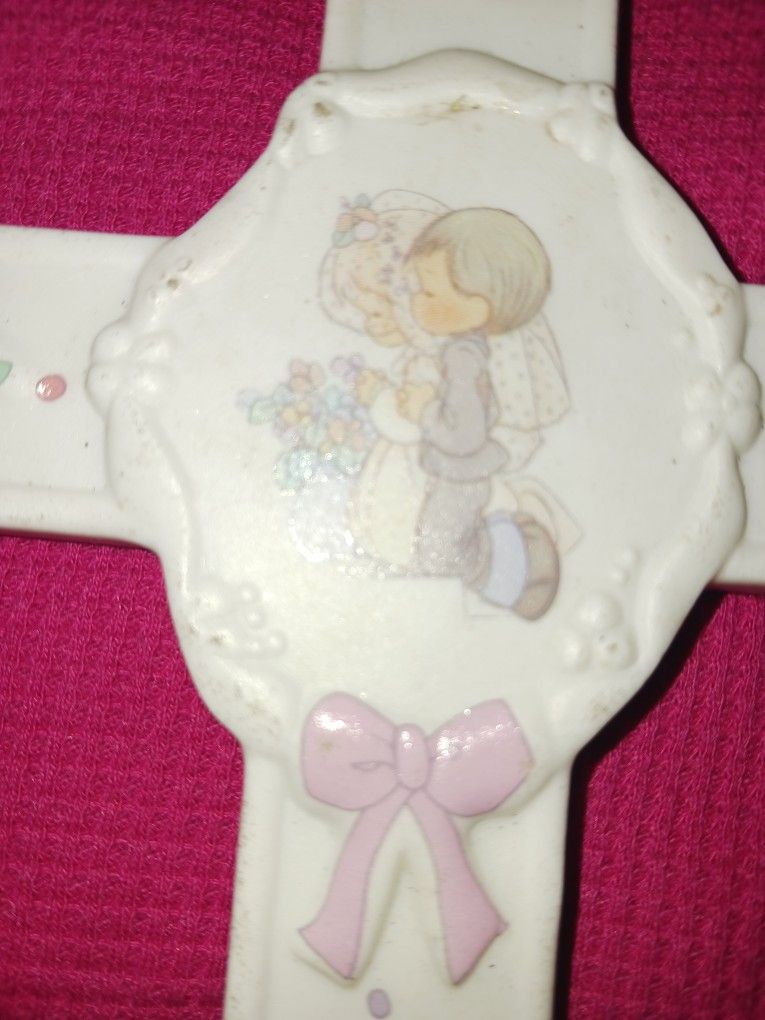 PRECIOUS MOMENTS HEAVEN BLESS US BRIDE AND GROOM COLLECTERS ITEM SO PRETTY 😍 💖 💕 💗 ✨️ 💓 😍 💖 💕 💗
