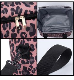 Leopard Lunch Cooler Bags Insulated Large Lunch Box Thumbnail