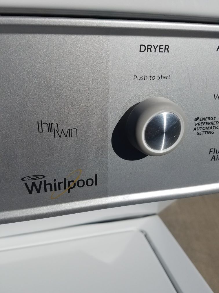 WHIRLPOOL THIN TWIN WASHER/DRYER COMBO PREOWNED! for Sale in Houston