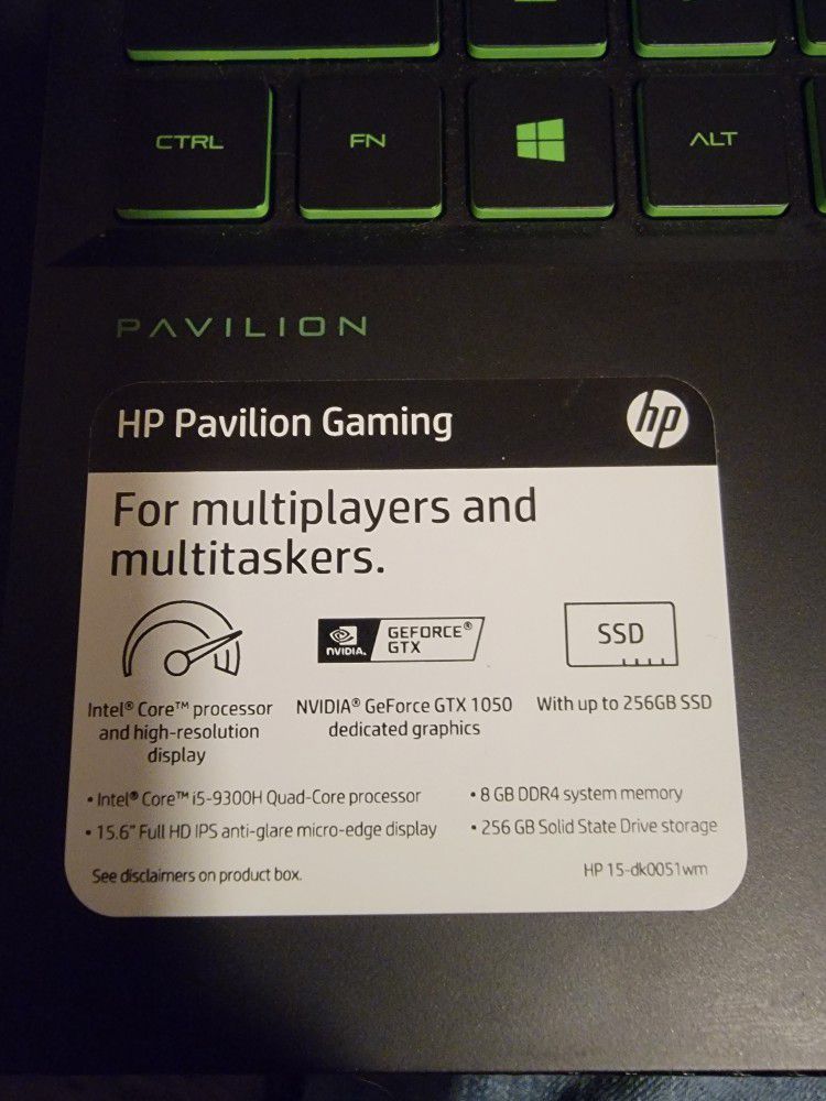 Hp Pavilion 15.6" Gaming Laptop 