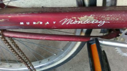 vintage murray monterey bicycle serial number