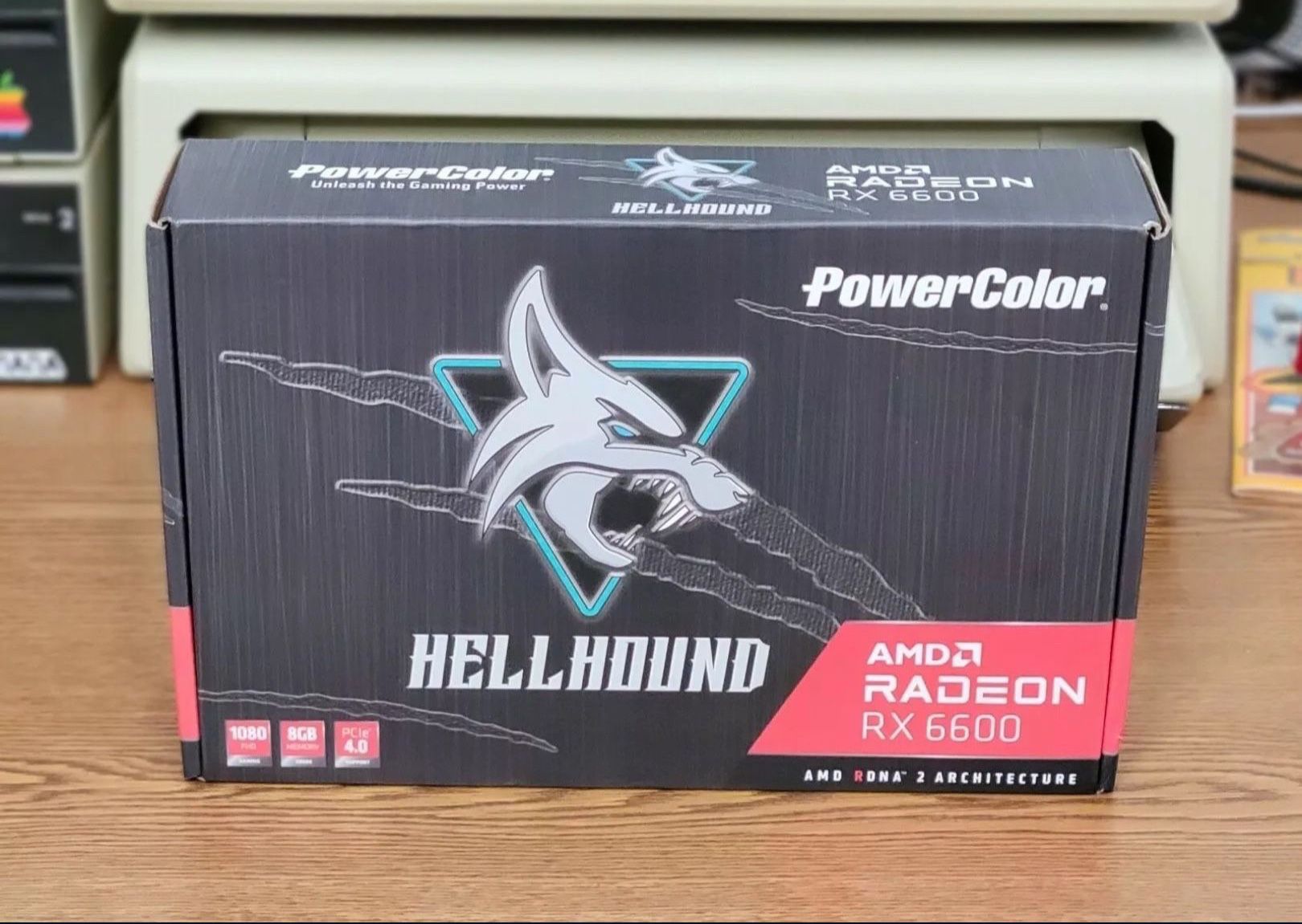PowerColor Hellhound AMD Radeon RX 6600 Gaming Graphics Card with 8GB GDDR6 Memory, Powered by AMD RDNA 2, HDMI 2.1