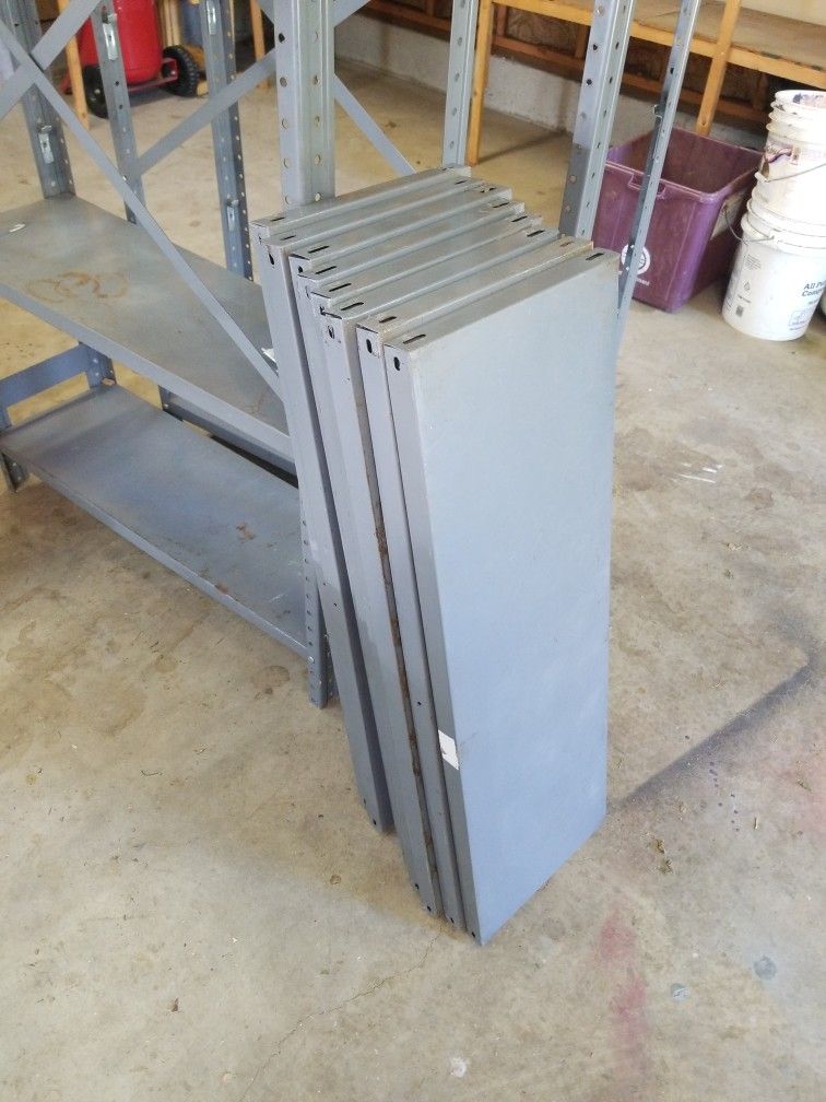Metal Shelving 12x74x36 Inches Heavy Gauge Steel Adjustable High Quality