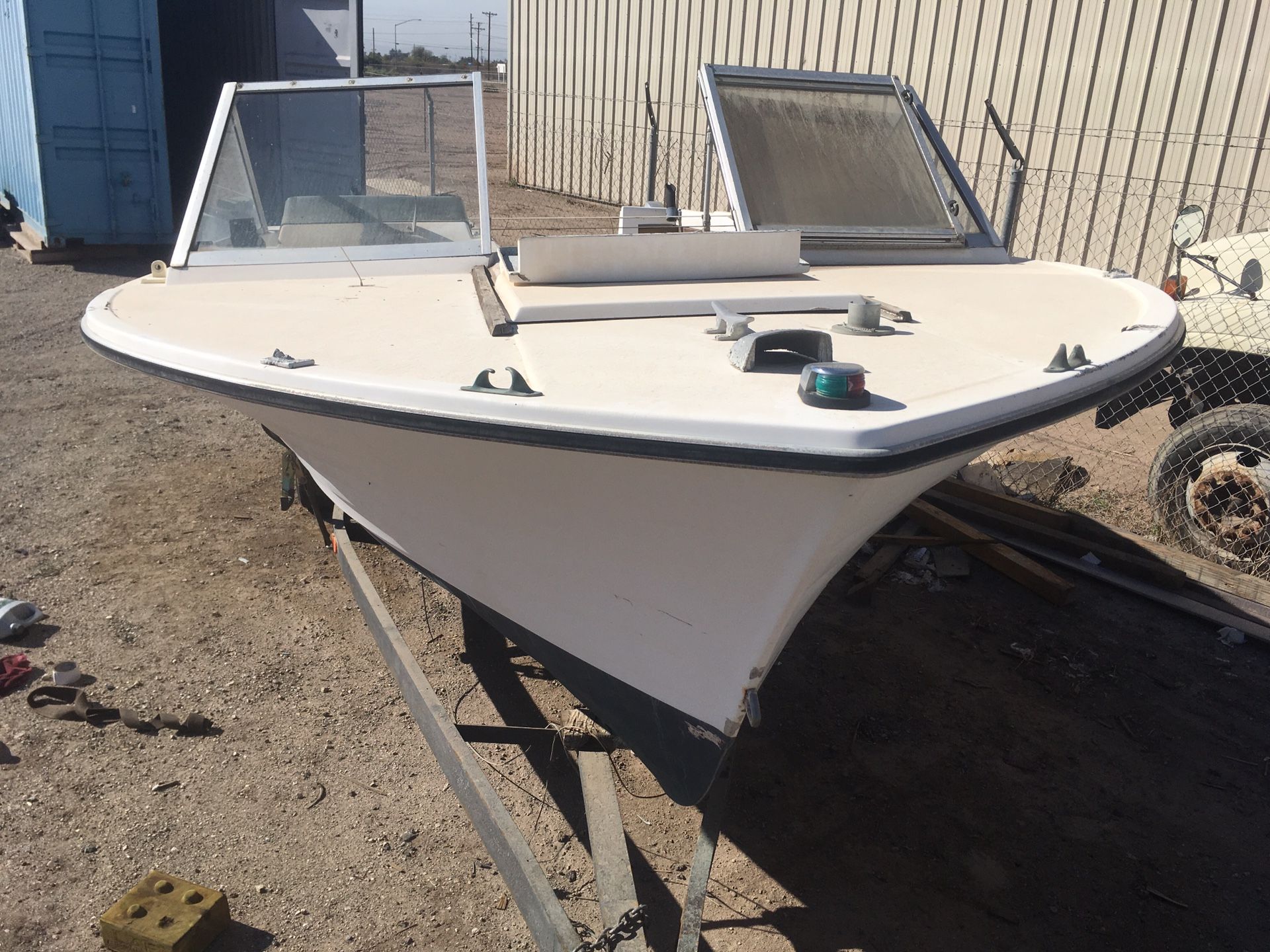 Boat with trailer, fishing
