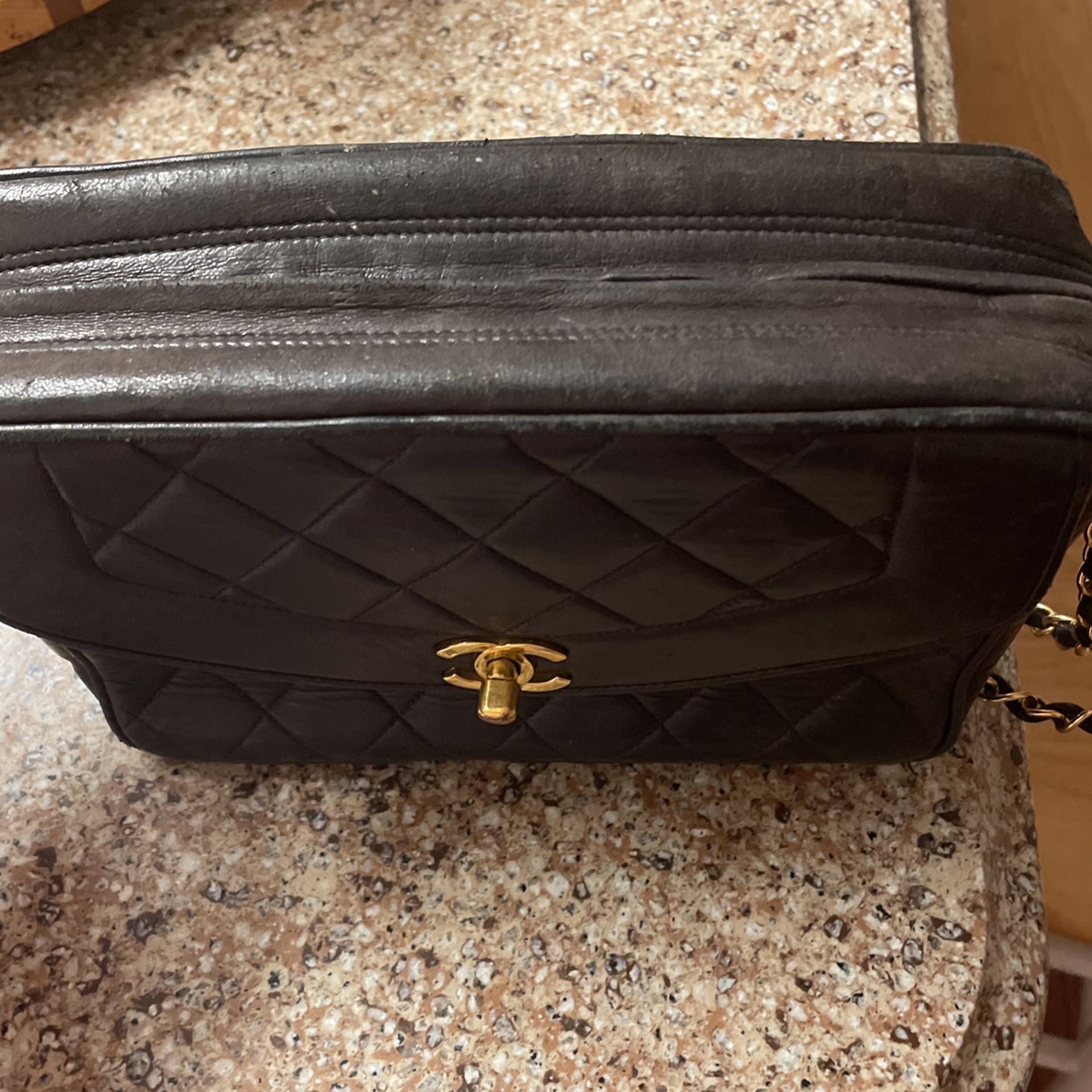 Used Chanel Bag Good Condition Real Leather leather
