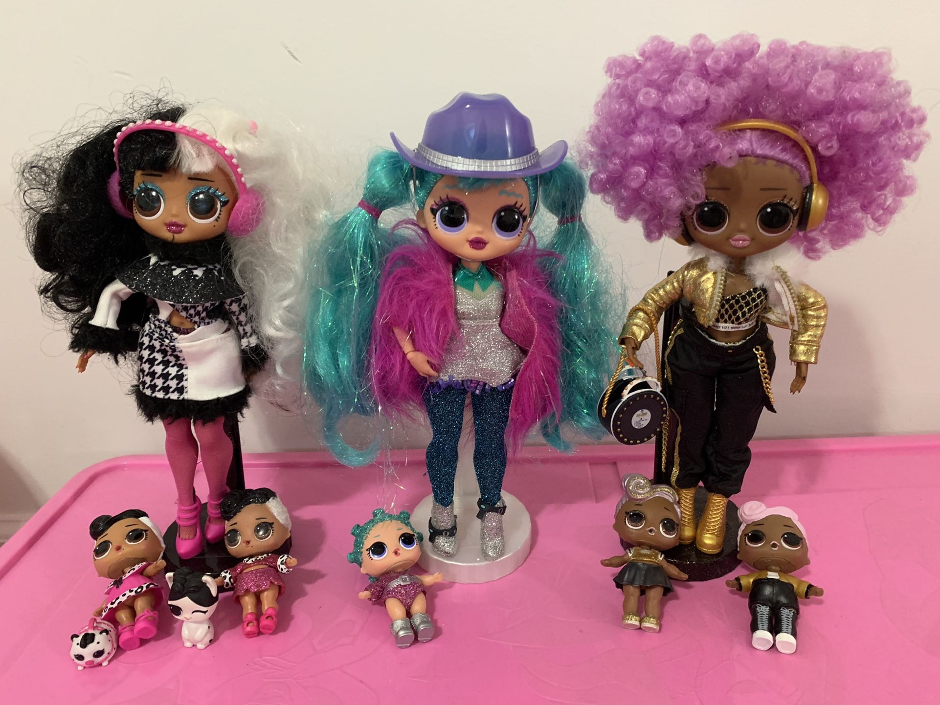LOL Surprise OMG Dolls Winter Disco Series Dollie, Cosmic Nova, DJ 24K