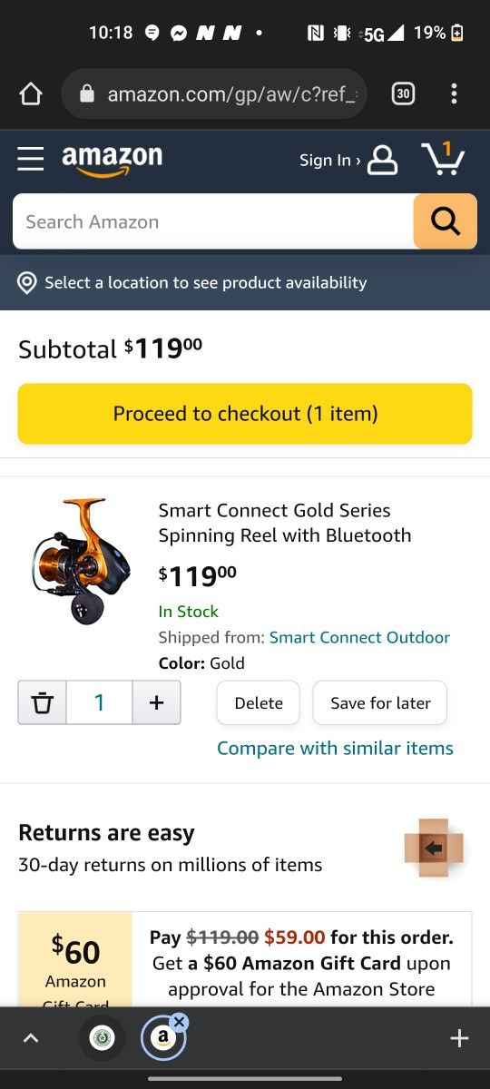 Smart Connect Bluetooth Fishing Reel