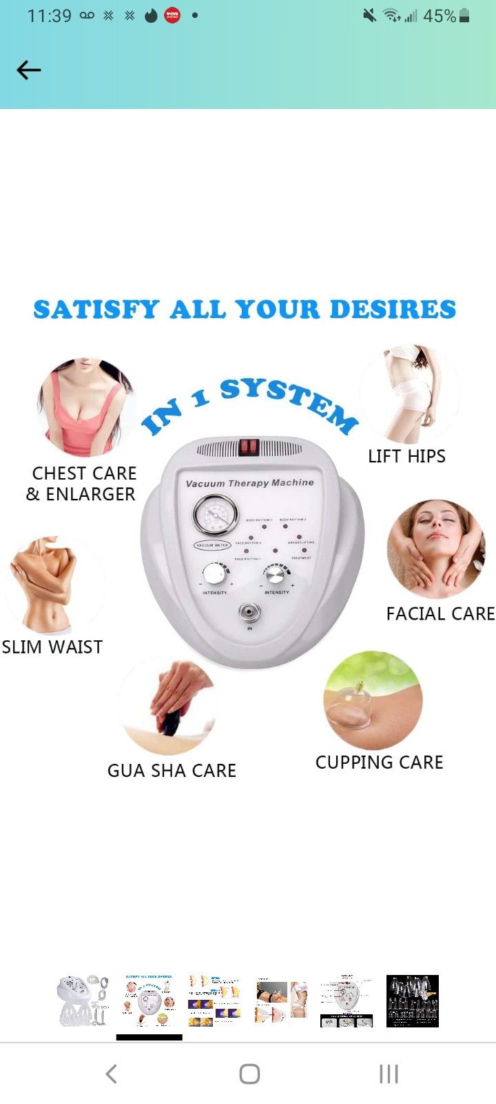 Brand NEW Danyili Vacuum Therapy Massager,Professional Pump Machine