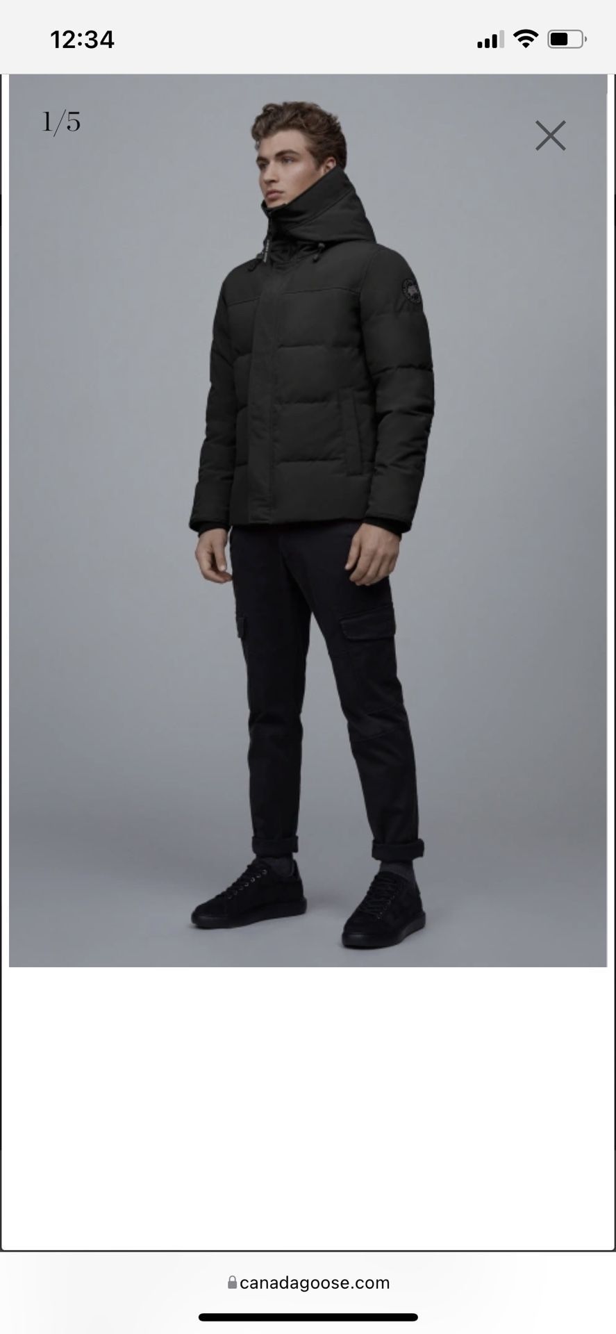 Canada Goose MacMillan Parka Black Label Jacket Men. XL. Brand New, With Tags