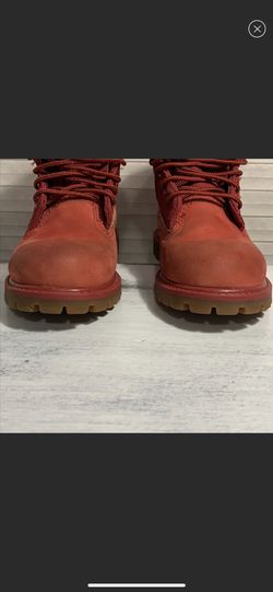 Red Timberland Boots kidd size 11 GUC Thumbnail