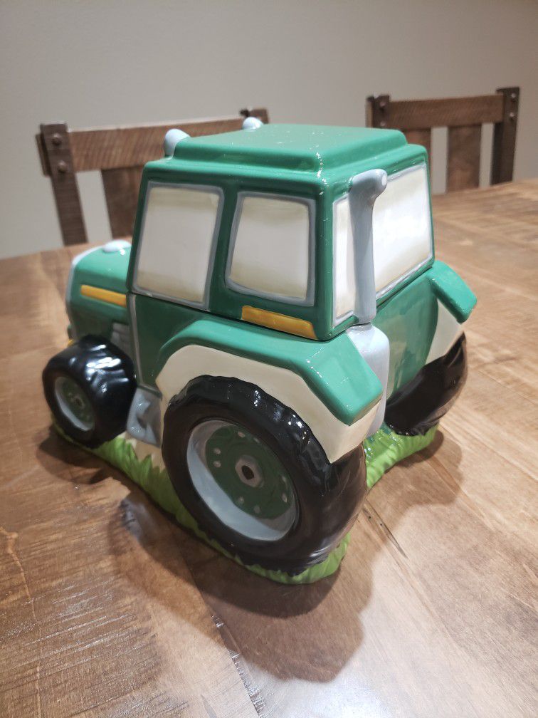 Tractor Cookie Jar
