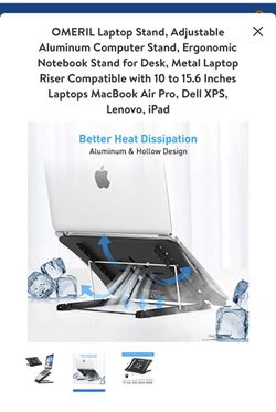 brand new 📦 adjustable aluminum laptop raiser 💰 original $40 Thumbnail