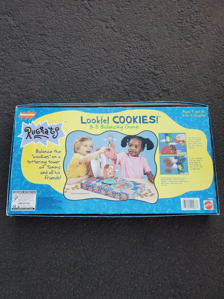 Vintage Rugrats Board Game Lookie Cookies 3D