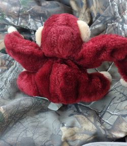 Vintage Knickerbocker Red Brown Monkey Chimp Ape Long Arm Moon Eyes Plush Plushie Stuffed Animal Toy Thumbnail
