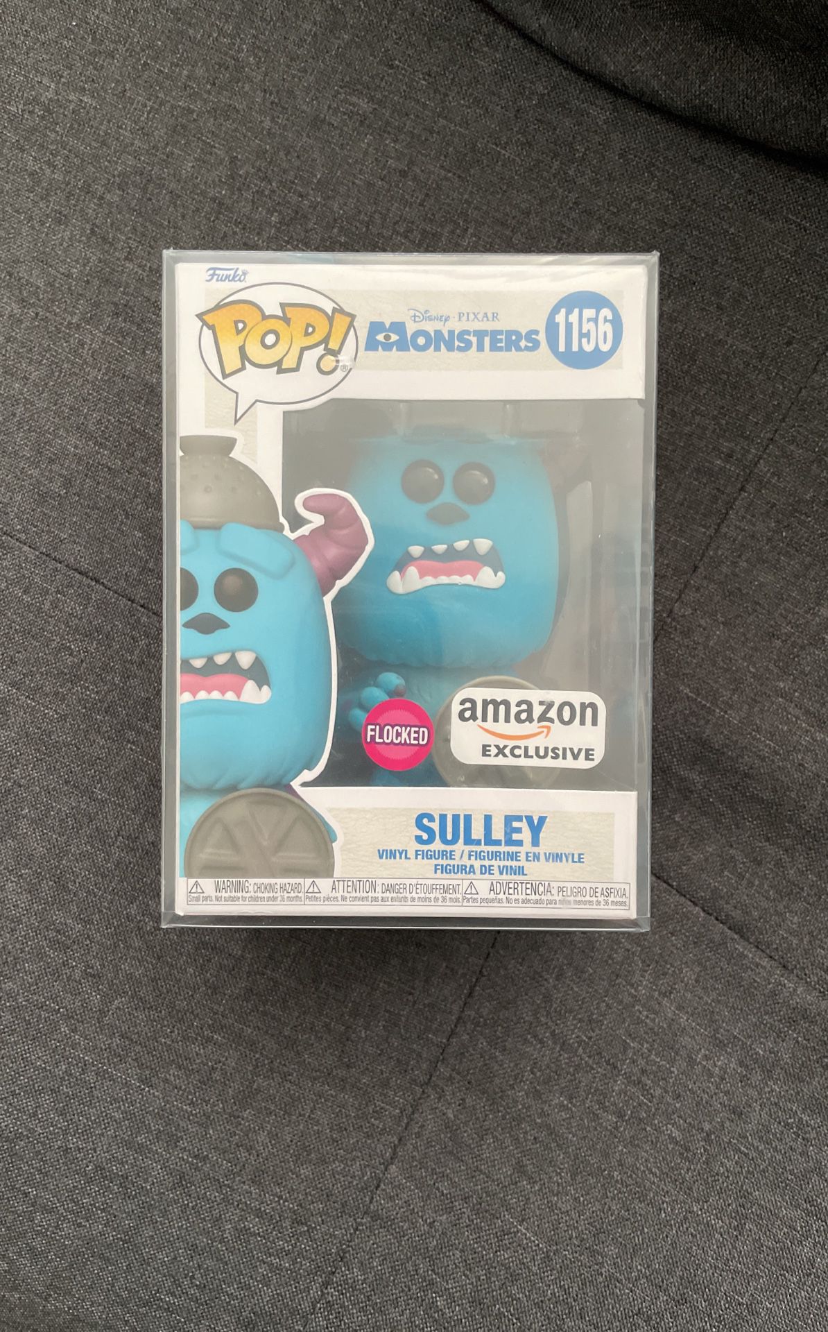 Flocked Sulley Amazon Exclusive Funko Pop Monsters Inc Pixar