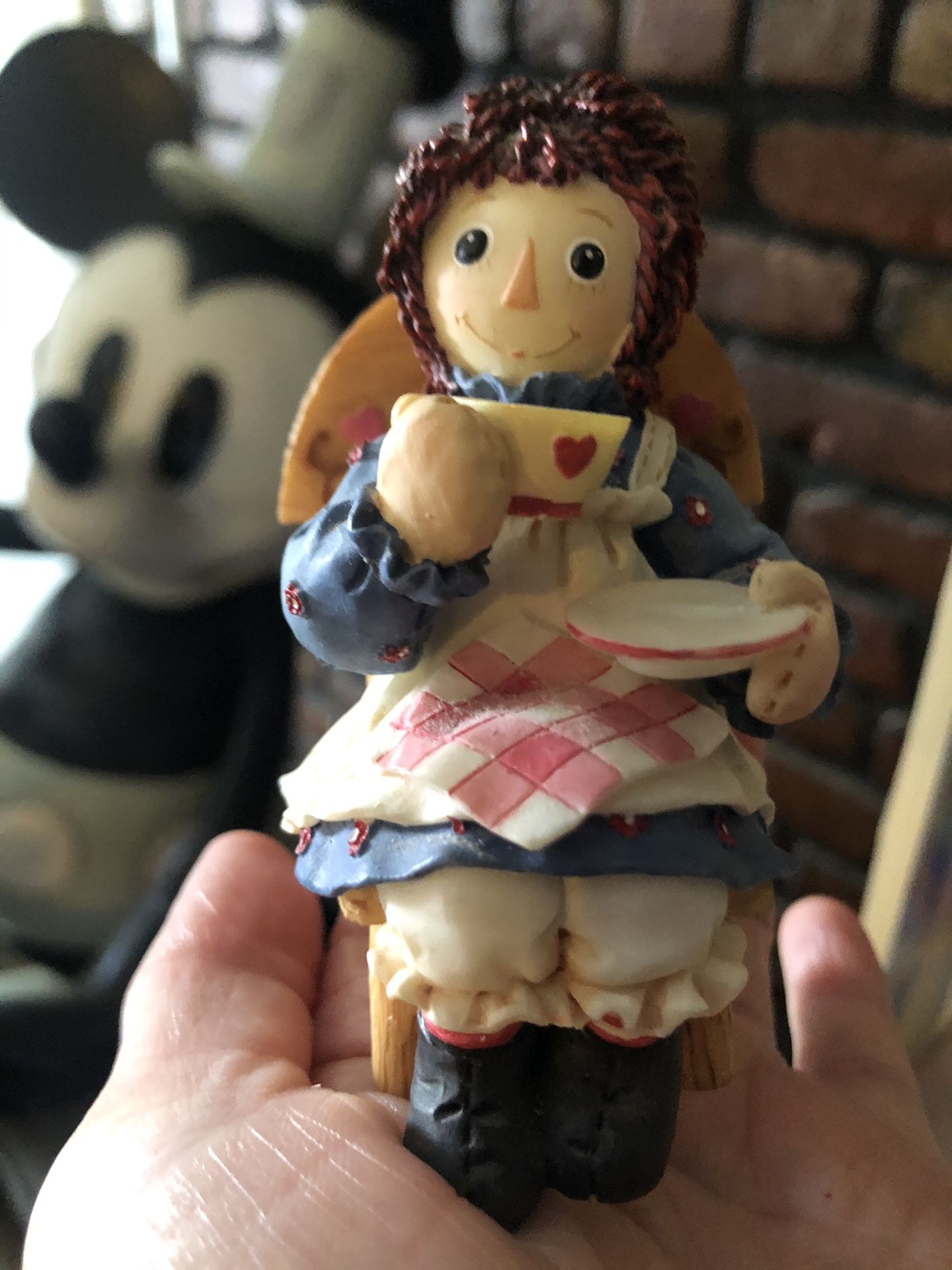 Raggedy Ann and Andy figurine