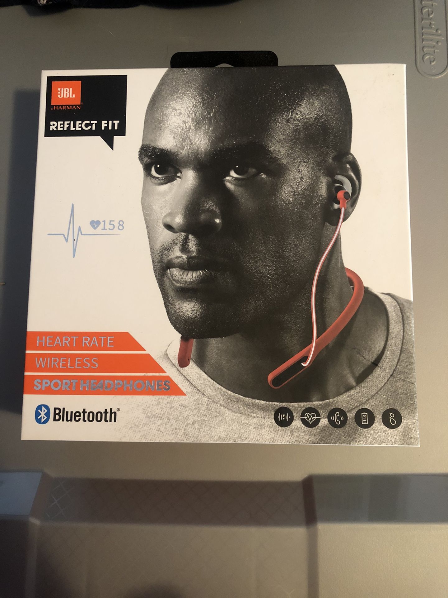 JBL Reflect Fit Heart Rate Wireless Bluetooth Sport Headphones