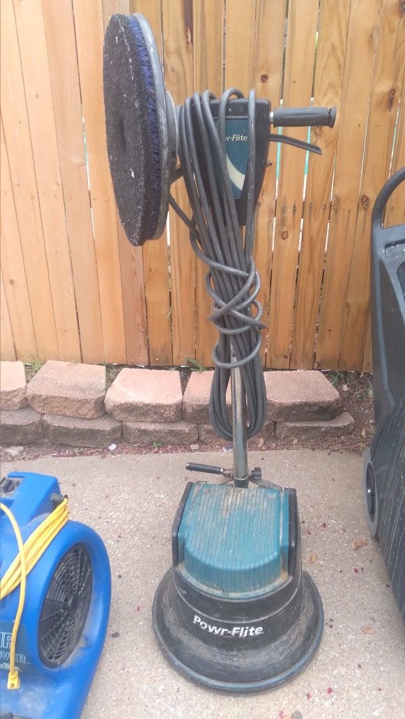 Janitorial Floor Scrubber, Buffer, Wet Vac, And Fan