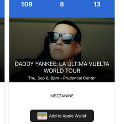 Daddy Yankee Tickets Thumbnail