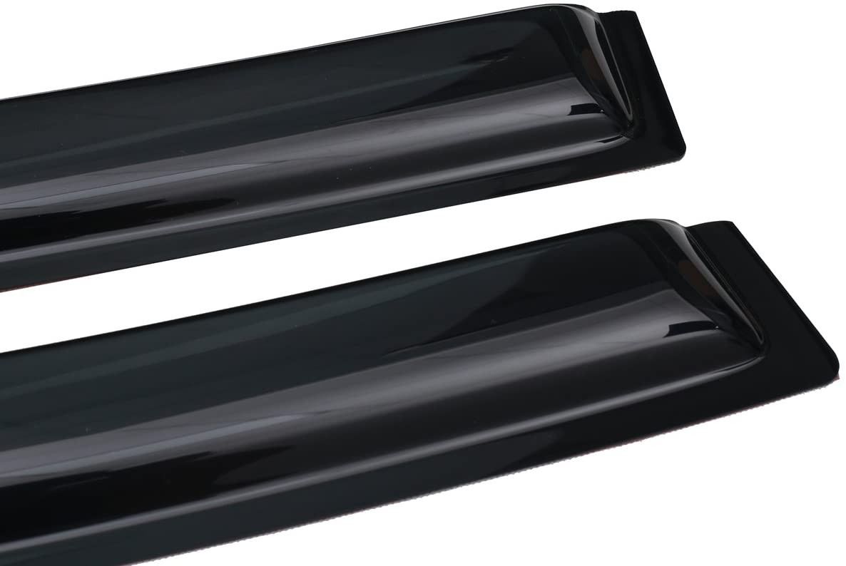 Lightronic WV94109 Tape-on Side Window Visor Deflector Rain Guard