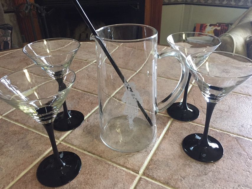 6 Piece Beefeater Gin Martini Set