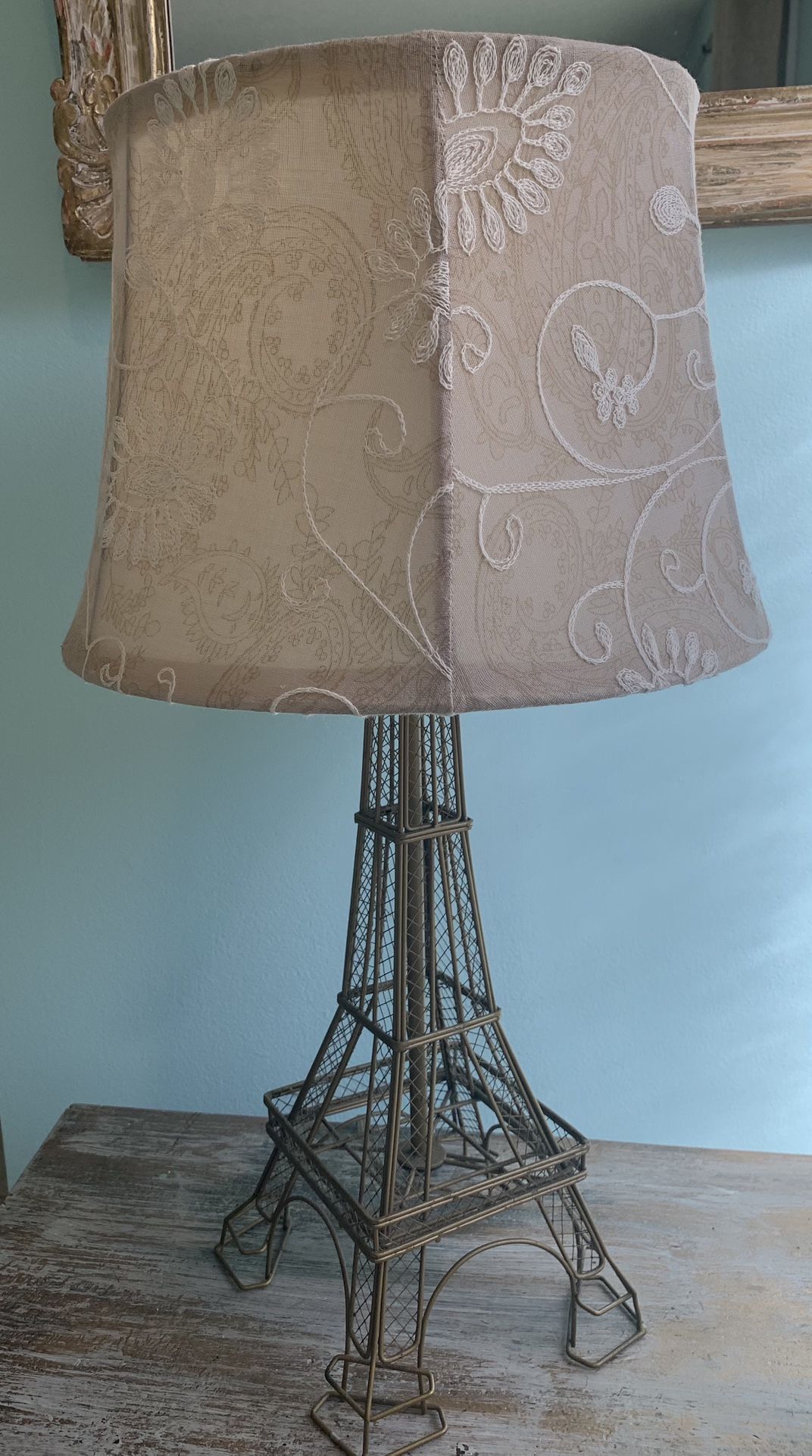 Unique Embroidered Lamp Shade
