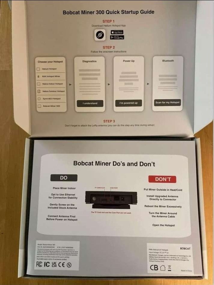 Bobcat Miner 300 Helium Hotspot