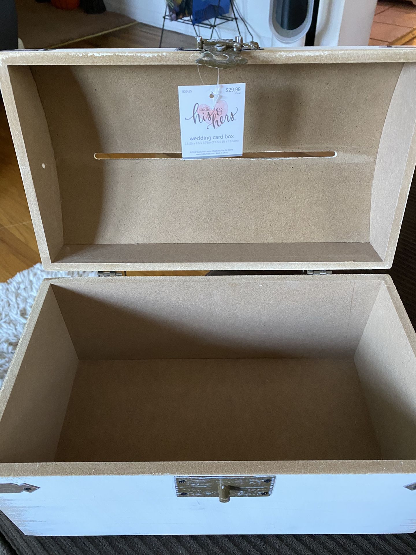 Wedding Gift Chest With Intricate Lock