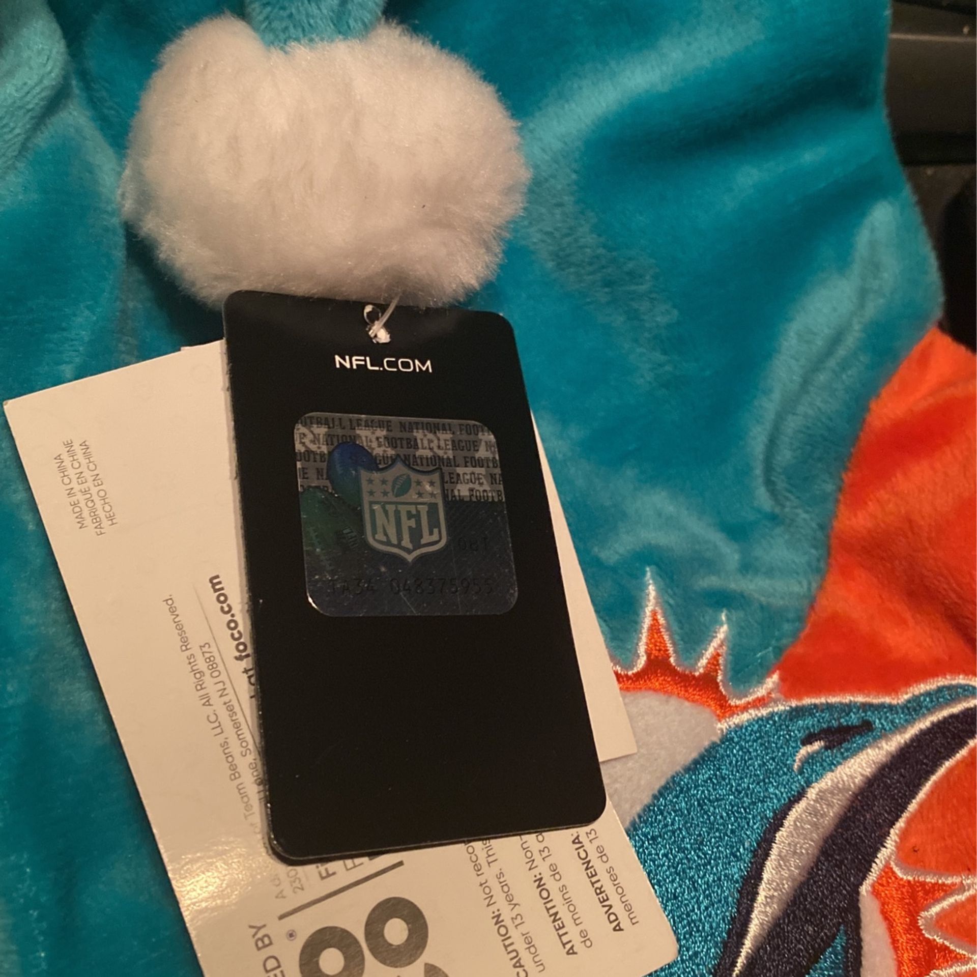 Dolphins Santa Hat