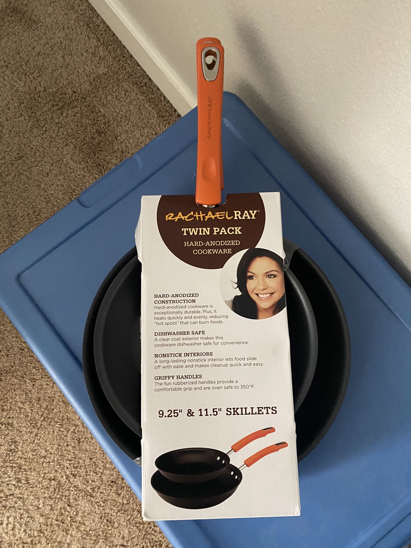 Brand new Rachael ray pan set.