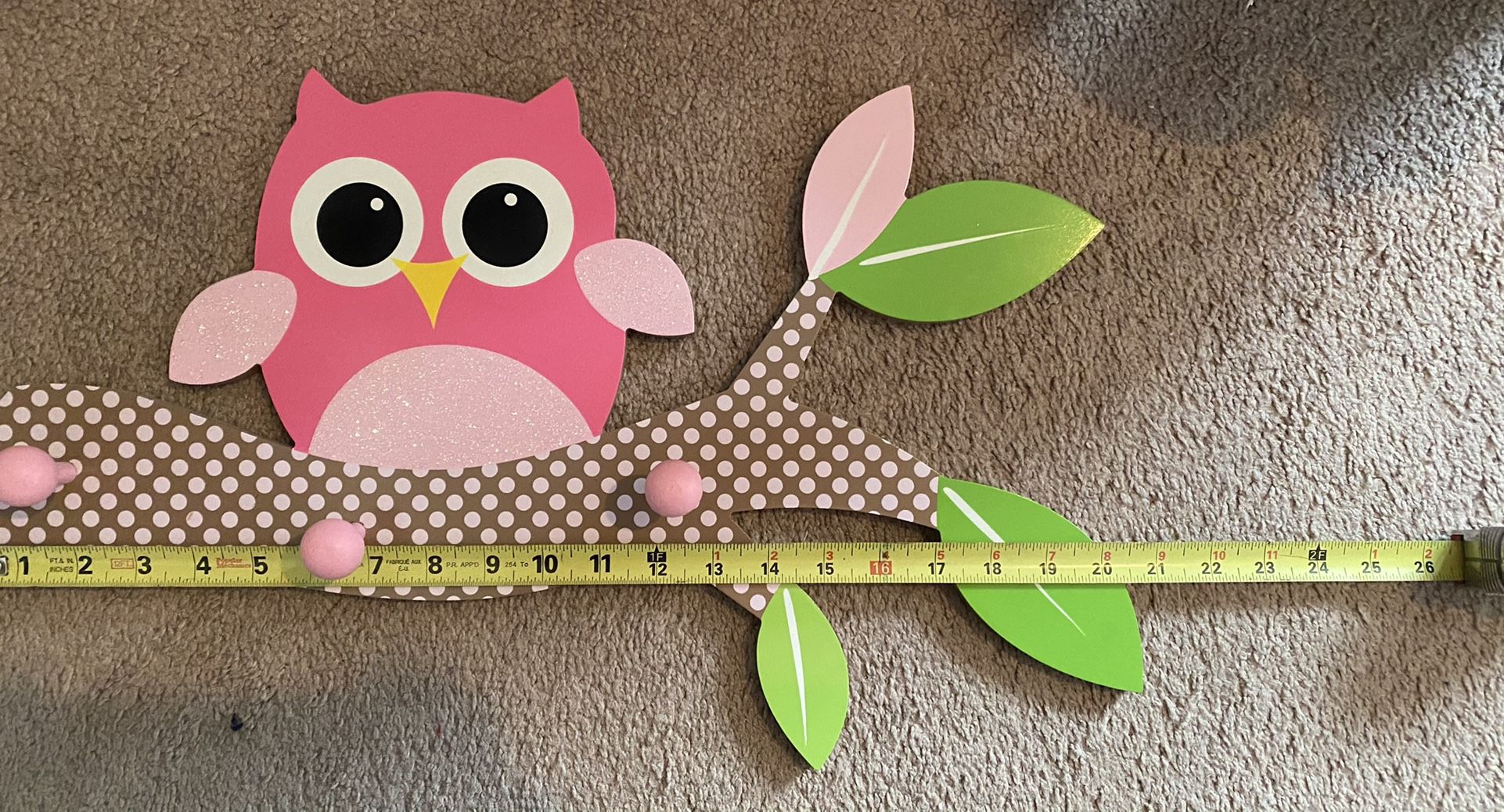 Owl Decor (hang Rack)