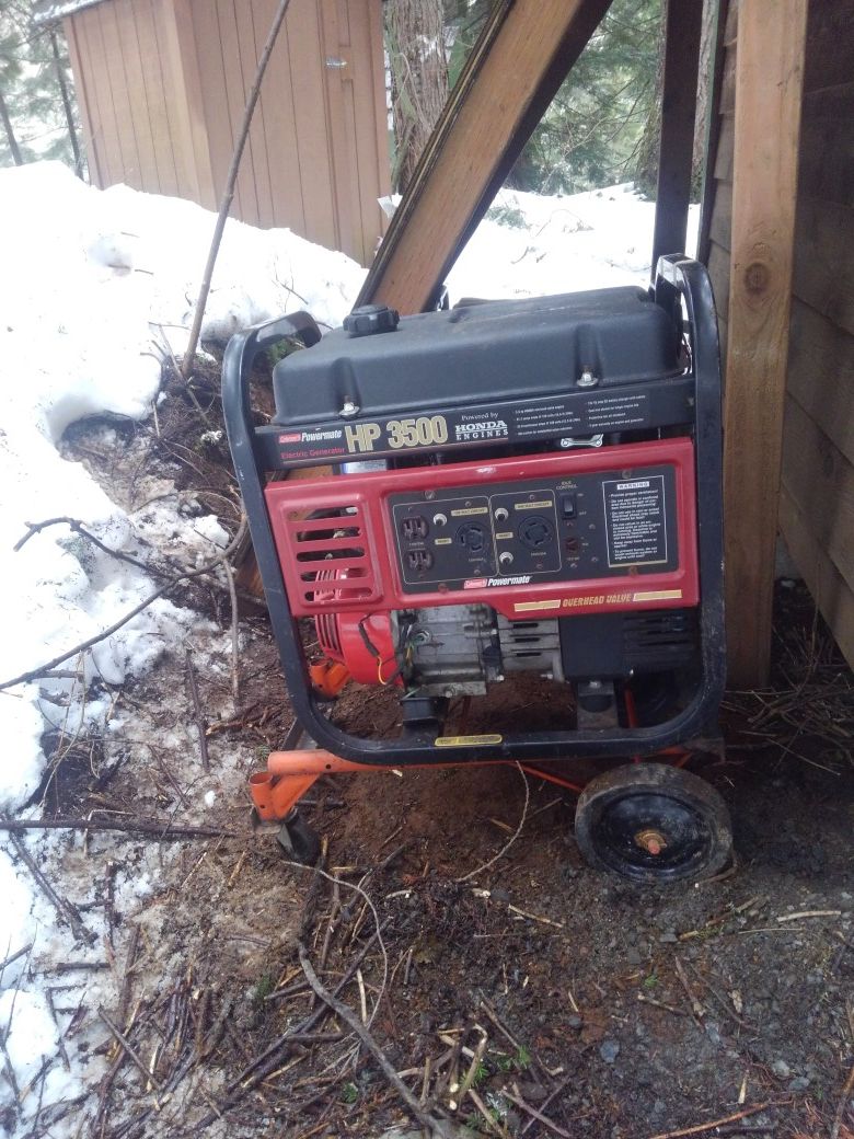 Honda 3500 Generator (Coleman Powermate) for Sale in WA OfferUp