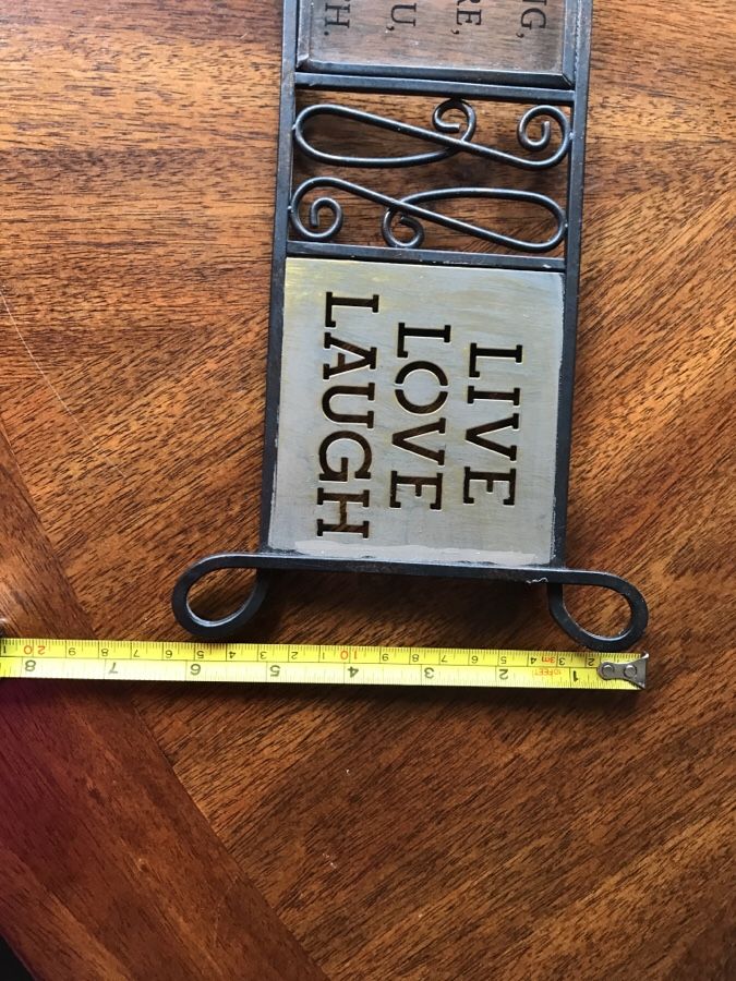 Metal & Glass Wall Decor