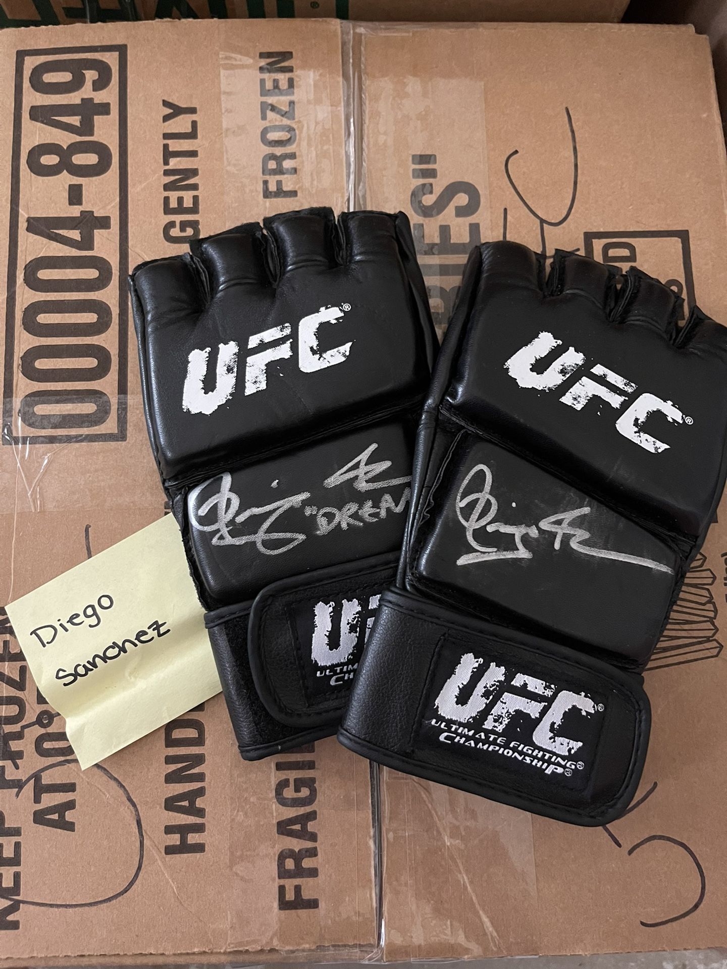 Signed UFC Memorabilia