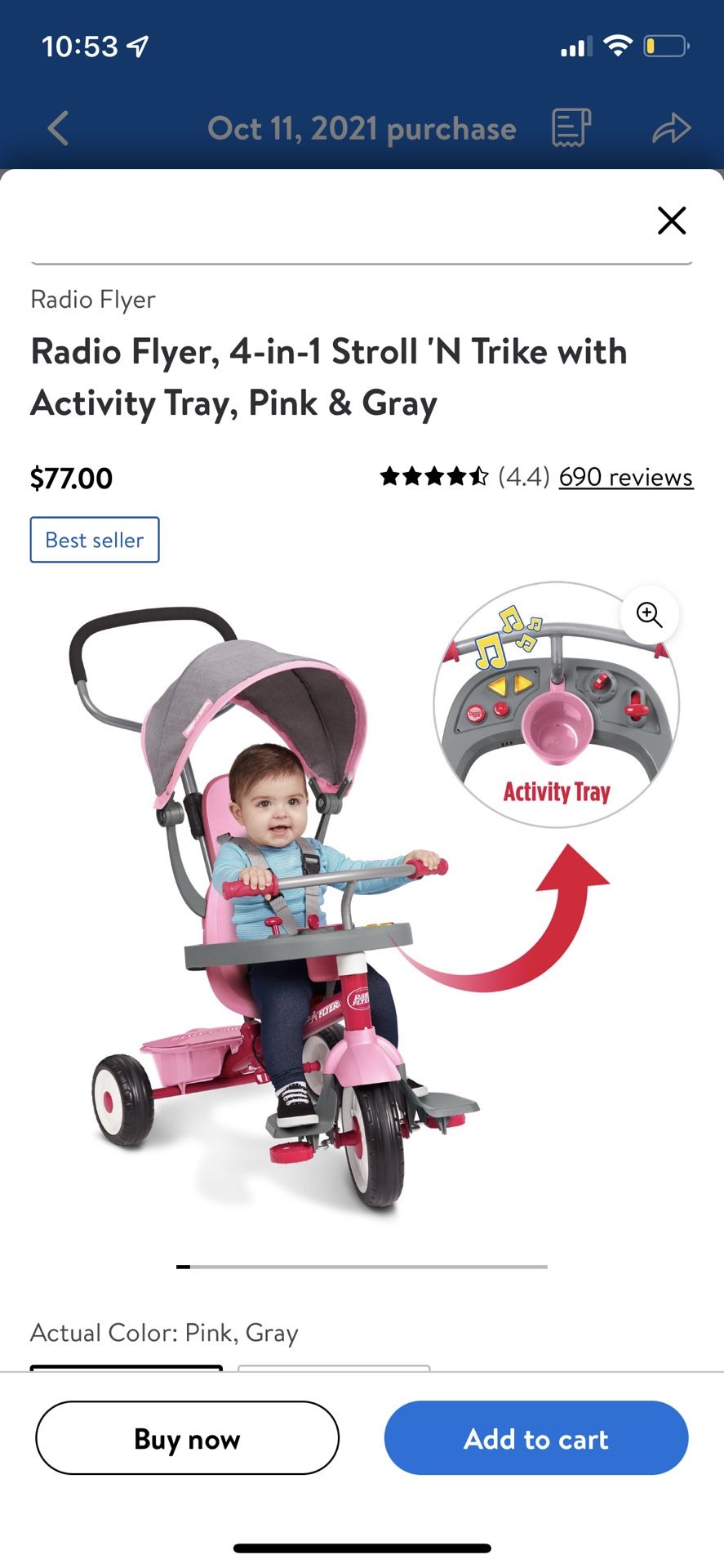 Radioflyer Trikes 2 Pink 2 Red