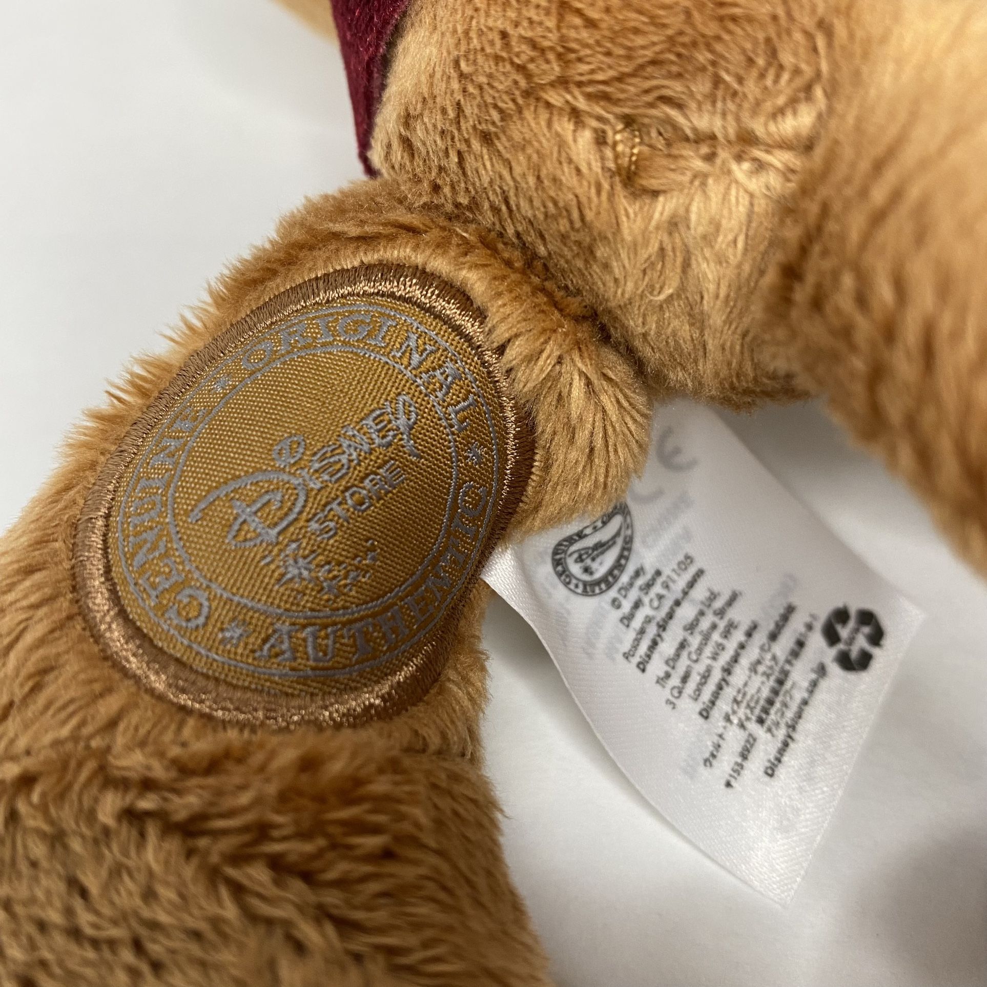 Vintage Disney Store Exclusive Abu Plush Monkey Aladdin Fasteners Hands And Feet