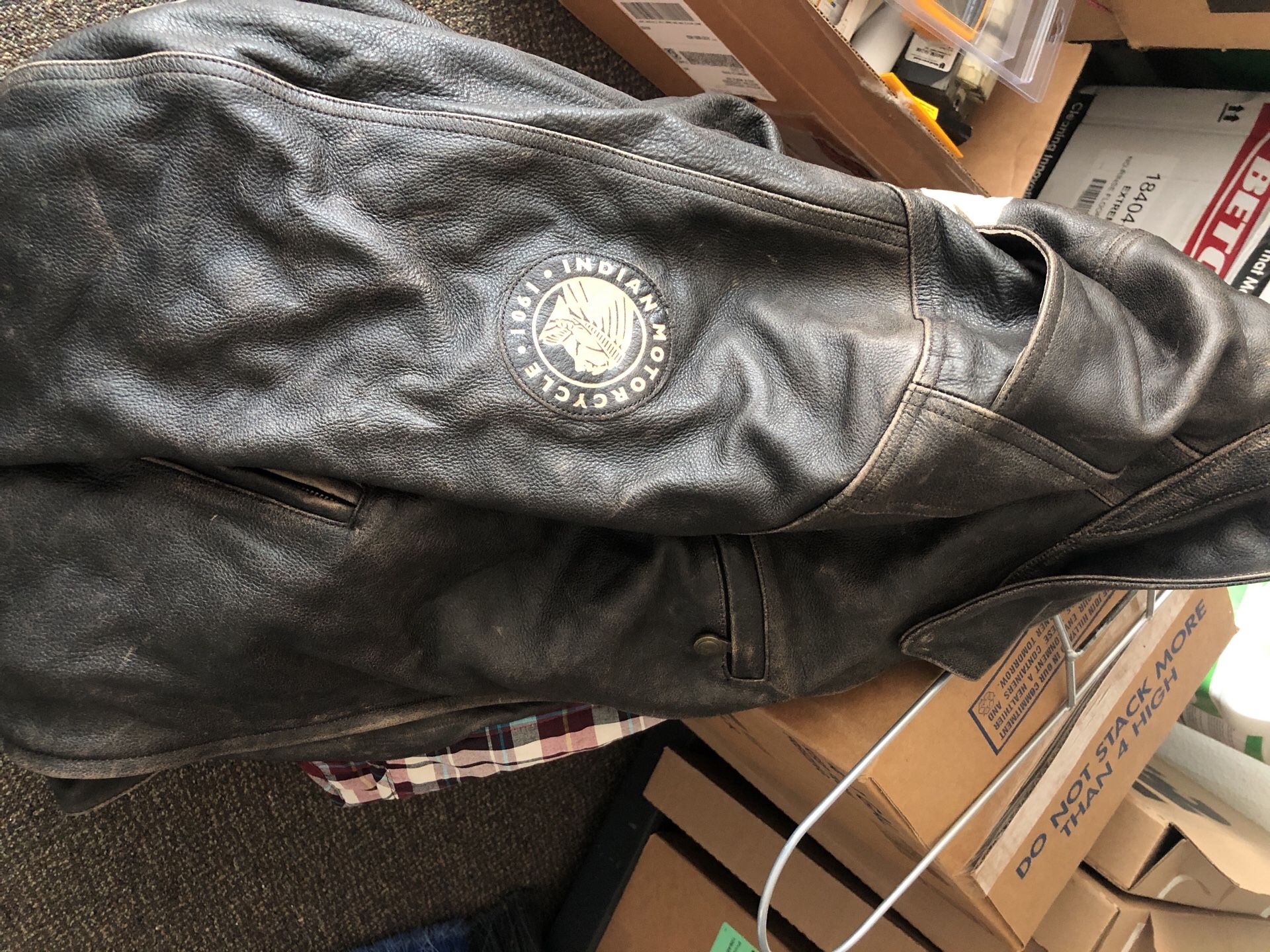 Indian motorcycle leather jacket