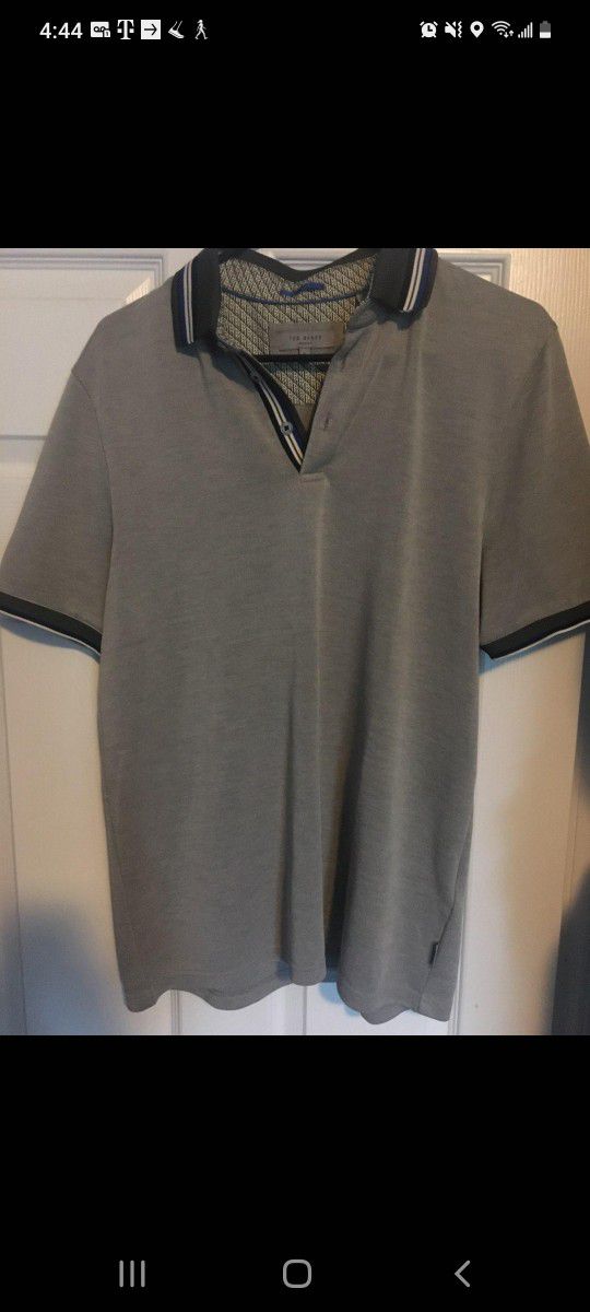 Ted Baker GREY medium Polo Shirt