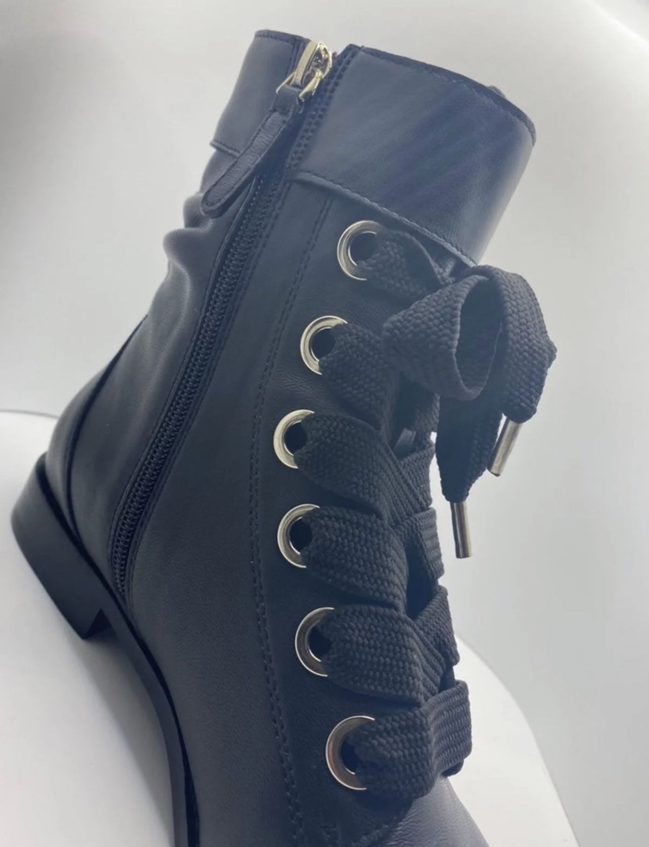 Kate Spade Ruby Leather Combat Boots