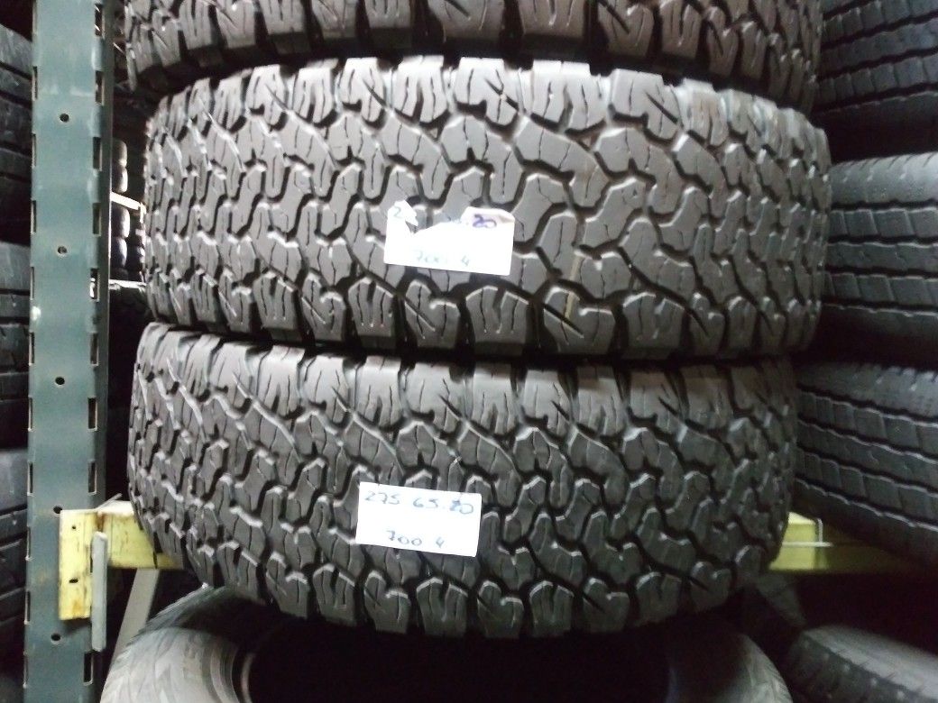 275 65 20 Bf Goodrich Baja Champion K.O2 All Terrain 75% 275/65R20 LT ...