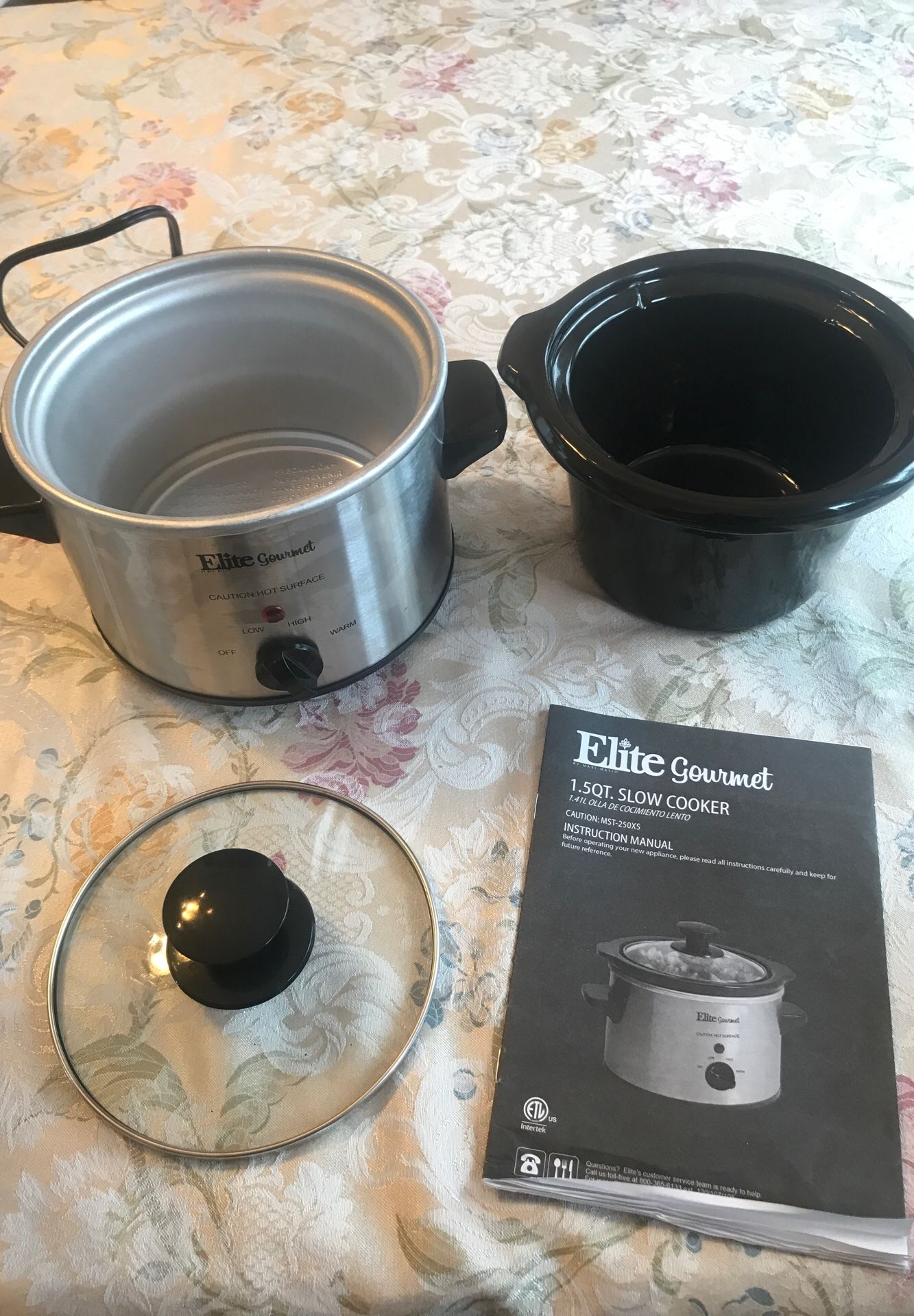 Elite Gourmet 1.5 Gt Slow Cooker