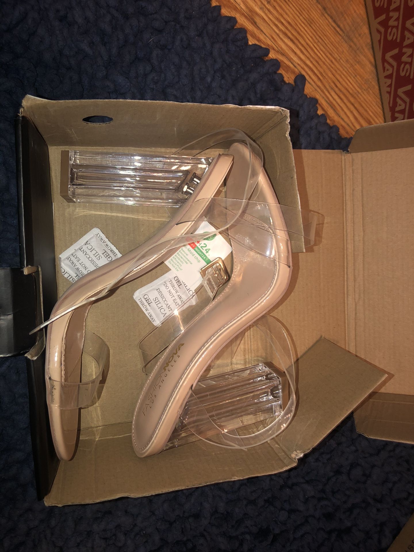 Transparent Block heels
