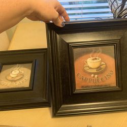 Bundle of Two Coffee Themed pictures GREAT DEAL Thumbnail